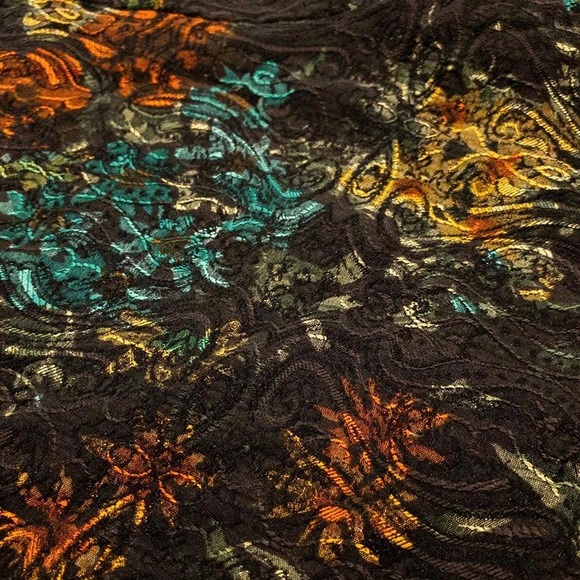Rippled and patterned dress pants